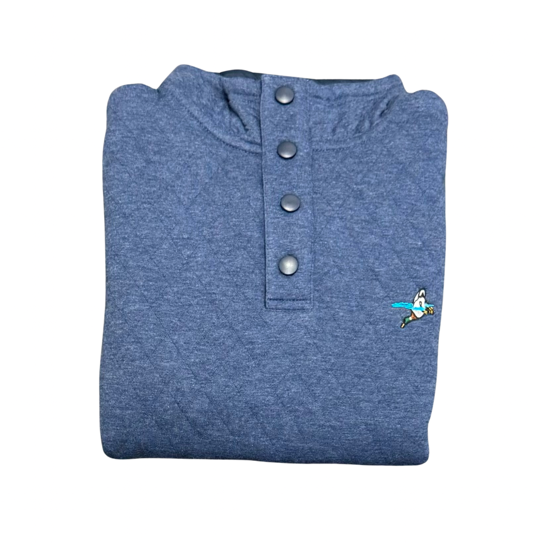 QUILTED PULLOVER