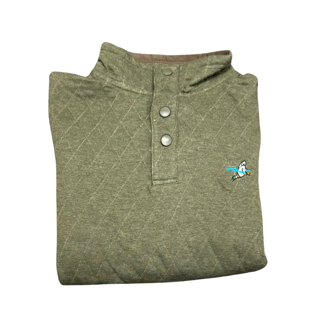 QUILTED PULLOVER