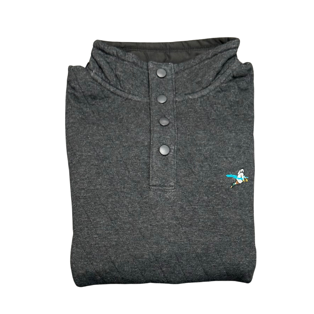 QUILTED PULLOVER