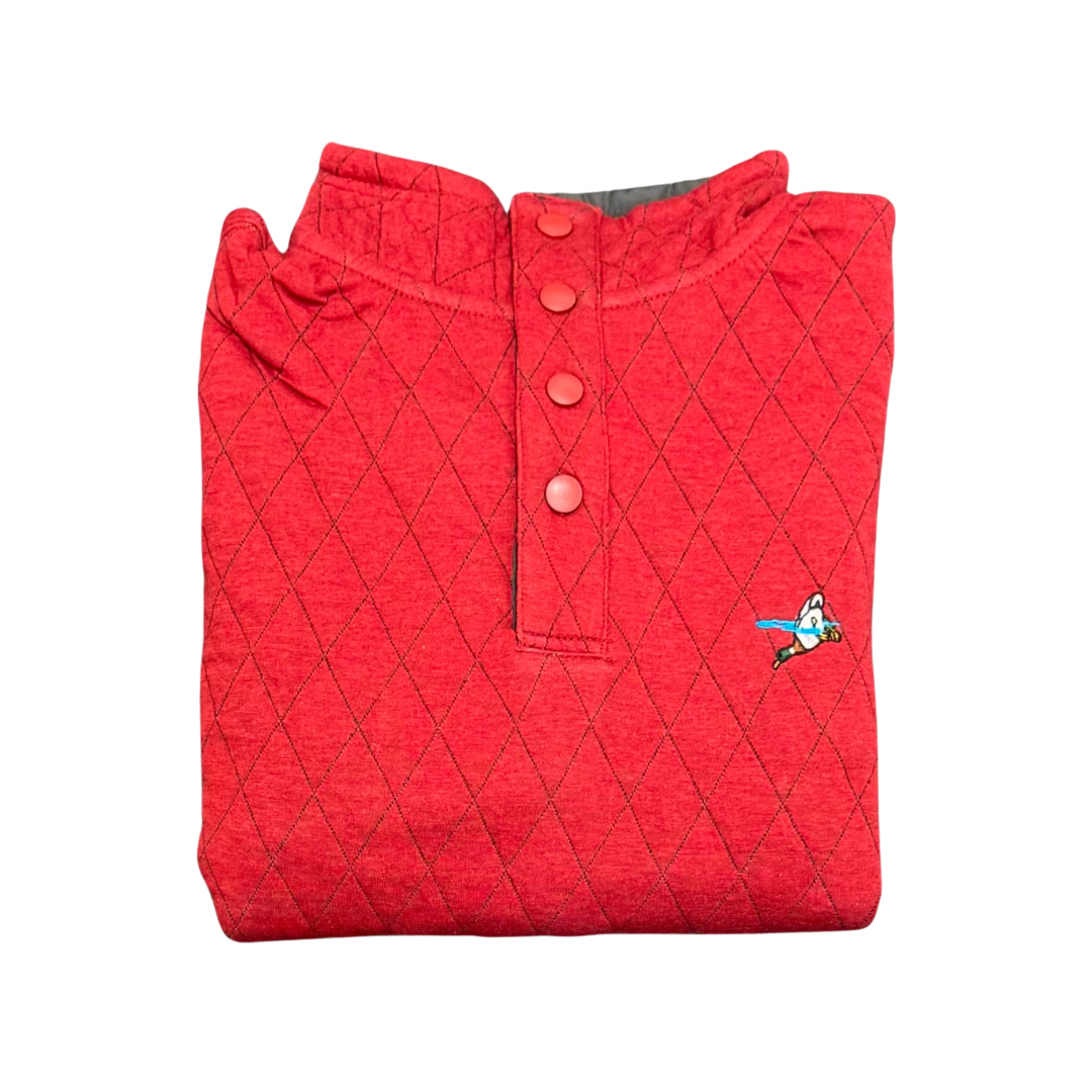 QUILTED PULLOVER
